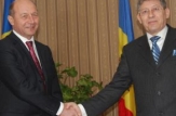 Conferinţă de presă comună a preşedintelui Romвniei, Traian Băsescu, şi a preşedintelui interimar al Republicii Moldova, Mihai Ghimpu
