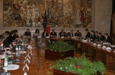 Vlad Filat a avut o întrevedere cu membrii Comitetului de Cooperare Parlamentară UE - R.Moldova