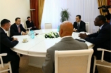 Vlad Filat s-a întîlnit astăzi cu reprezentanții Serviciului Secret al SUA în Europa, Marcus L. Snipe și Darrel White 