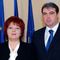  Intrevederea ministrului Adrian Cioroianu cu ambasadorul R. Moldova la Bucuresti, Lidia Gutu