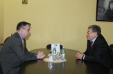 Mihai Ghimpu a avut o întrevedere cu Dirk Schuebel, şeful Delegaţiei Uniunii Europene în Republica Moldova