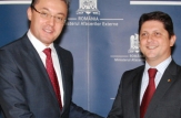 Primirea de catre ministrul român al afacerilor externe, Titus Corlatean, a presedintelui Parlamentului Republicii Moldova