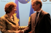 Iurie Leancă și Catherine Ashton au discutat despre agenda europeană a R.Moldova