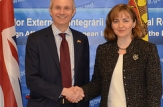  Natalia Gherman a avut  o întrevedere cu ministrul pentru Europa al Regatului Unit al Marii Britanii şi Irlandei de Nord, David Lidington