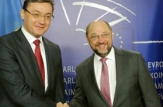 Speakerul Igor Corman a avut o întrevedere cu Președintele Parlamentului European, Martin Schulz