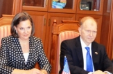 Iurie Leancă s-a întâlnit cu Adjunctul pentru Afaceri Europene şi Eurasiatice al Secretarului de Stat al SUA, Victoria Nuland