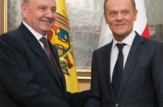  Președintele Republicii Moldova, Nicolae Timofti, a avut o întrevedere cu prim-ministrul Republicii Polone, Donald Tusk