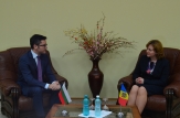 Natalia Gherman a avut o întrevedere cu ministrul Afacerilor Externe al Bulgariei, Kristian Vigenin