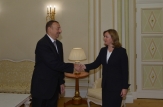 Natalia Gherman a avut o întrevedere cu preşedintele Republicii Azerbaidjan, Ilham Aliev