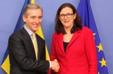 Comisarul European pentru Comerţ, Cecilia Malmstrom: „Moldova are potenţial pentru a-şi întări prezenţa pe piaţa europeană”