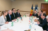 Președintele Nicolae Timofti a avut o întrevedere cu președintele Republicii Franceze, François Hollande 
