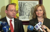 Ministrul Natalia Gherman a avut o întrevedere cu omologul român, Bogdan Aurescu