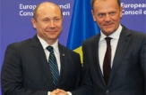 Premierul Valeriu Streleț s-a întâlnit la Bruxelles cu Președintele Consiliului European, Donald Tusk