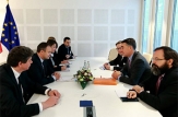 Andrian Candu a avut o întrevedere cu Raportorul Parlamentului European pentru Republica Moldova, Petras Auštrevičius