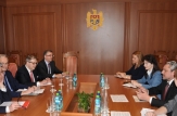 Ministrul de externe Andrei Galbur a primit o delegaţie de înalţi funcţionari europeni