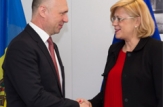 Comisarul european pentru politică regională a avut, la Bruxelles, o întrevedere cu înalți oficiali ai Republicii Moldova
