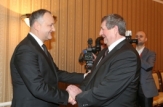 Igor Dodon a avut mai multe întrevederi bilaterale cu oficiali de rang înalt de peste hotare 