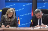 Andrei Galbur şi ambasadorul Germaniei Ulrike Knotz au semnat Înţelegerea între Guvernul Republicii Moldova şi Guvernul Republicii Federale Germania privind cooperarea tehnică