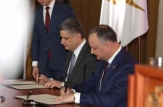 Igor Dodon și Tigran Sarkisyan au semnat la Chișinău Memorandumul de cooperare între Comisia Economică Euroasiatică şi Republica Moldova 