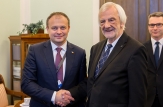 Președintele Parlamentului Andrian Candu a avut o întrevedere cu vicemareșalul Seimului din Republica Polonă