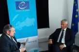 Ministrul de externe Andrei Galbur a avut o întrevedere cu Secretarul General al Consiliului Europei Thorbjorn Jagland