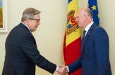 Premierul Pavel Filip către Ambasadorului UE, Pirkka Tapiola, la final de mandat: Mulţumim pentru dedicarea faţă de Moldova