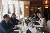 Andrei Galbur a avut o întrevedere cu Înaltul reprezentant al Uniunii Europene pentru afaceri externe şi politică de securitate, vicepreşedinte al Comisiei Europene Federica Mogherini