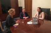 Secretarul de Stat Daniela Morari  a avut o întrevedere cu deputatul Radei Supreme a Ucrainei Maria Ionova