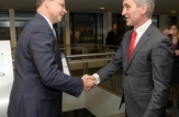 Iurie Leancă s-a întâlnit cu vicepreședintele Comisiei Europene, Comisar european pentru moneda euro și dialog social, Valdis Dombrovskis