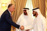 Șeful statului a avut o întrevedere cu familia regală Al Qassimi