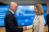 Pavel Filip şi Federica Mogherini au discutat despre implementarea Acordului de Asociere Republica Moldova-Uniunea Europeană