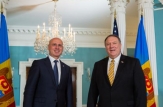 Pavel Filip și Secretarul de Stat al SUA, Mike Pompeo, au reconfirmat determinarea pentru dezvoltarea în continuare a dialogului strategic RM-SUA