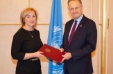 Ambasadorul Oxana Domenti a prezentat scrisorile de acreditare la Oficiul ONU de la Geneva
