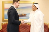 Relațiile moldo-qatariene discutate la Doha de miniștrii de externe, Ministrul Tudor Ulianovschi și Al-Thani