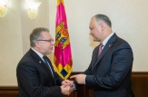 Igor Dodon a avut o întrevedere de lucru cu Ambasadorul Franței în Republica Moldova, Pascal Le Deunff