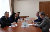  Viceprim-ministrului Cristina Lesnic a avut o întrevedere cu Ambasadorul României în Republica Moldova Daniel Ioniţă 