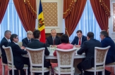 Președintele Republicii Moldova a demarat discuțiile cu liderii PSRM, PDM și cei ai blocului ACUM