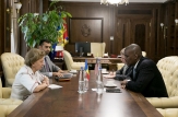 Președintele Parlamentului Zinaida Greceanîi s-a întâlnit cu Ambasadorul SUA Dereck J. Hogan