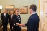 Președintele Parlamentului Zinaida Greceanîi s-a întâlnit cu Prim-ministrul Federației Ruse