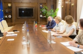 Președintele Parlamentului s-a întâlnit cu Șeful Oficiului Consiliului Europei la Chișinău