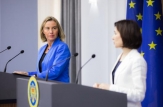Înaltul Reprezentant UE, Federica Mogherini, la Chișinău: „Vedem schimbări pozitive în Republica Moldova”