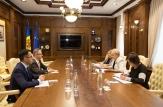 Președintele Parlamentului a avut o întrevedere cu Claus Neukirch, șeful misiunii OSCE în Republica Moldova