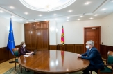 Președintele Maia Sandu a avut o întâlnire cu directorul CNA, Ruslan Flocea