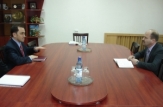 Valeriu Lazăr a avut o întrevedere cu preşedintele Consiliului de Directori ai Camerei de Comerţ Americane din Moldova