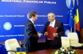 R.Moldova a semnat un Acord în domeniul finanţelor publice cu România