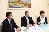 Vlad Filat a avut astăzi o întîlnire cu conducerea Inspectoratului Fiscal Principal de Stat şi a Grupului german „Draexelamier”