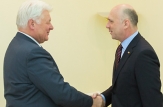 Pavel Filip s-a întâlnit cu vicepreşedintele „Gazprom”, Valerii Golubev