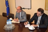 Ministrul Finanţelor, Ion Chicu a avut o întrevedere cu Ambasadorul României în Republica Moldova, Daniel Ioniţă