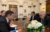 Ministrul Economiei și Infrastructurii, Chiril Gaburici, a avut o întrevedere bilaterală cu omologul său român, Anton Anton