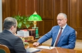 Igor Dodon a avut o întrevedere cu Vadim Ceban, președintele Consiliului de Administrație al S.A. „Moldovagaz”